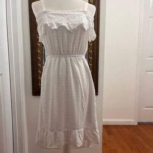 Epic Threads White Ruffled Off-Shoulder Sundress